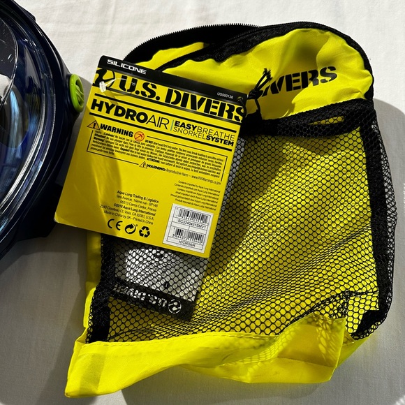 NEW U.S DIVERS ADULT EASY BREATHE SNORKEL SYSTEM MASK SZ S/M - Picture 11 of 13